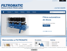 Tablet Screenshot of filtromatic.com